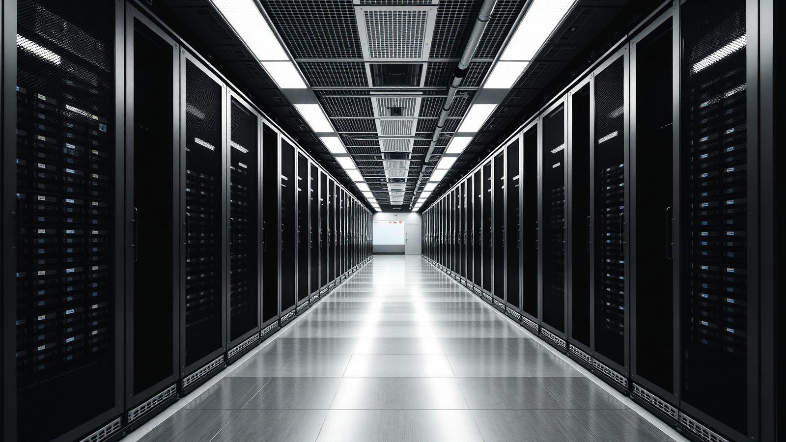 Data centre server hall